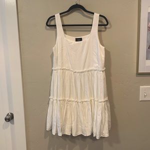Vici white tank dress Size M